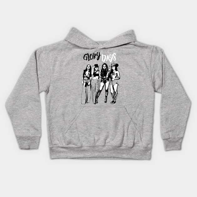 glory days Kids Hoodie by ohnoballoons